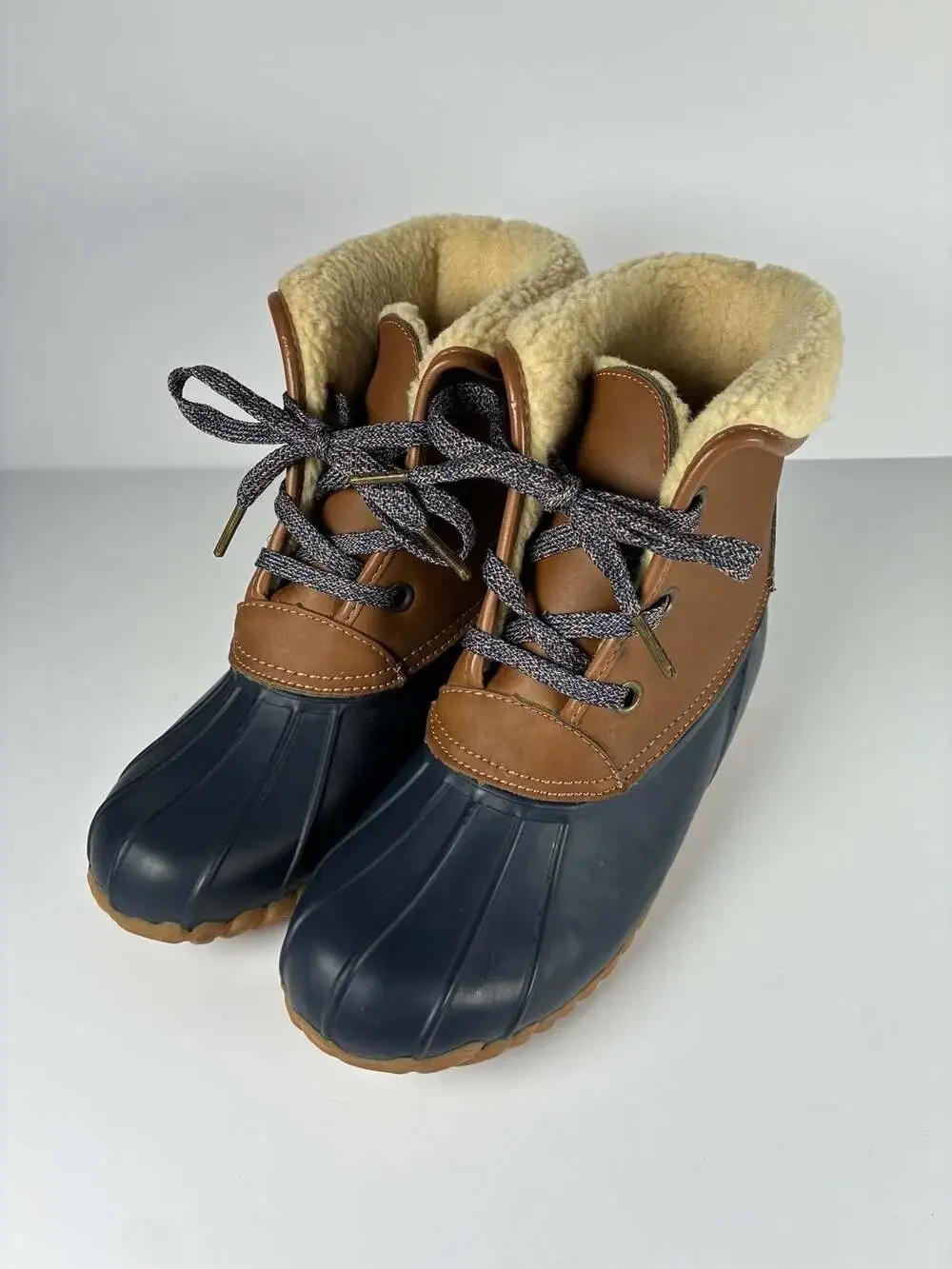 The Original Sporto Genuine Duck Boots with Faux Fur Lining